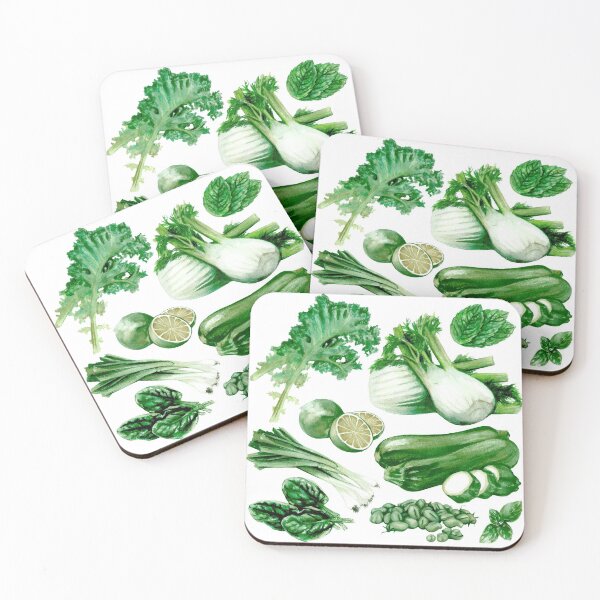 Item preview, green veggies designed and sold by vespabunnie.