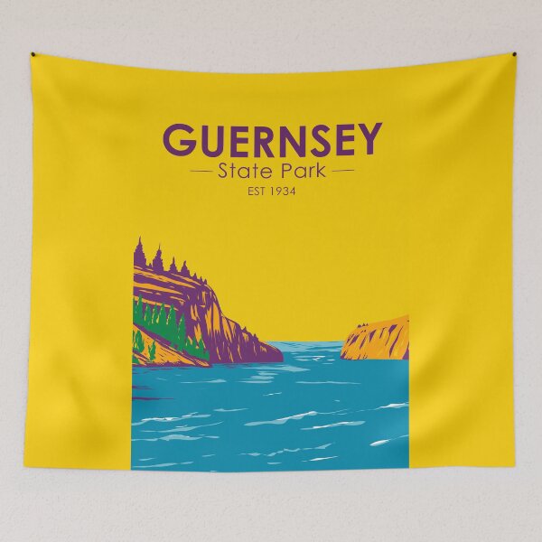 Item preview, Guernsey State Park Wyoming Vintage designed and sold by KrisSidDesigns.