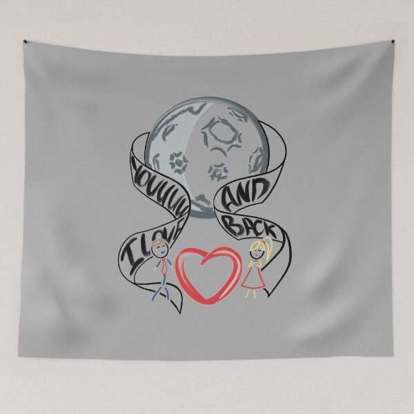Item preview, Love to the moon and back designed and sold by Shamaloka.