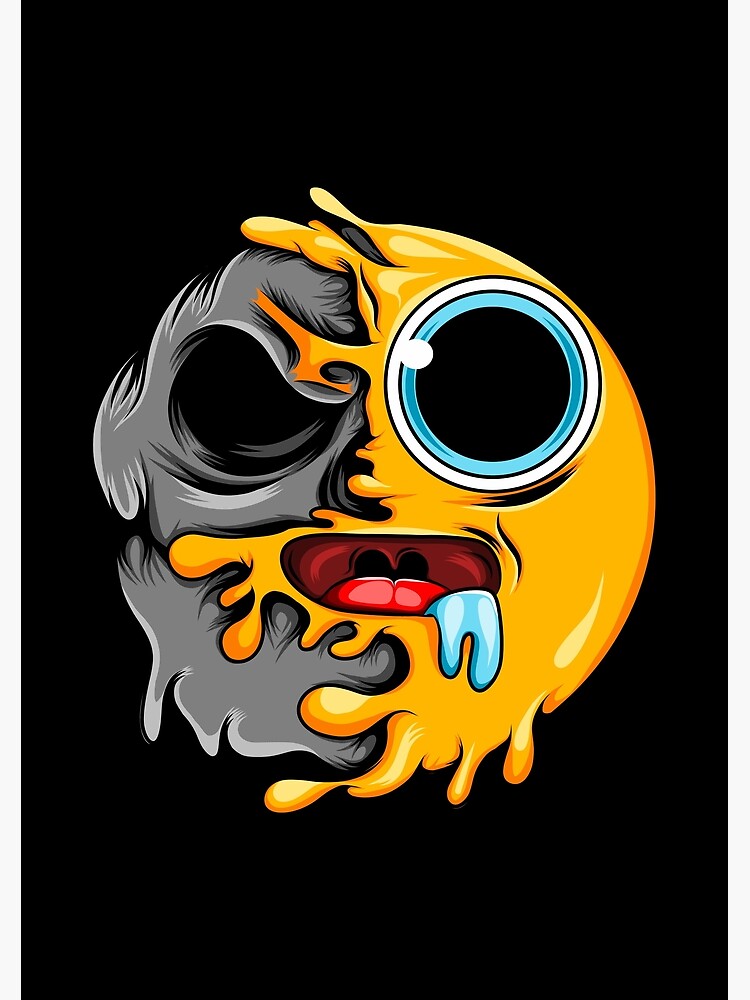 "Drooling Zombie Emoji" Poster for Sale by D3monic Redbubble