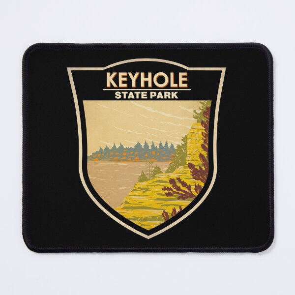 Item preview, Keyhole State Park Wyoming Badge designed and sold by KrisSidDesigns.