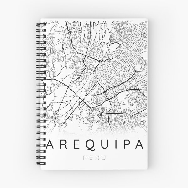 Item preview, Arequipa map minimalist in black and white designed and sold by DesireeVDA.