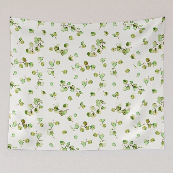 Item preview, Eucalyputs Pattern Watercolor Illustration designed and sold by lineosa.