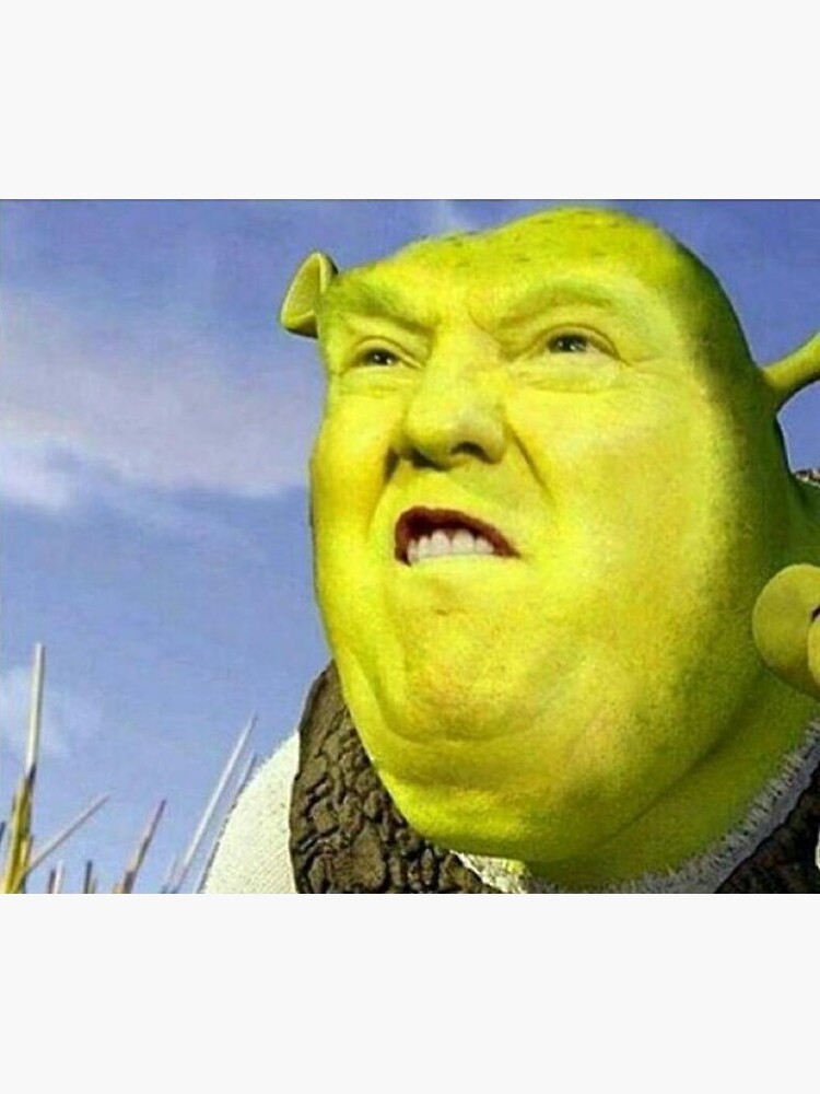 Trump Donaldtrump Shrek Meme Stealthis Stealthissticker - Shrek