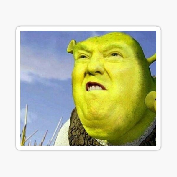 shrek meme Sticker for Sale by james-heath  Pegatinas, Pegatinas para  imprimir gratis, Pegatinas bonitas