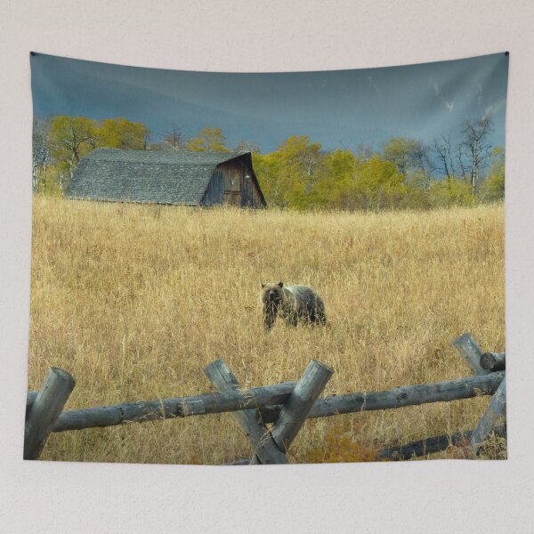 Item preview, 406 - Montana Grizzly Bear (sub adult) in fall designed and sold by Gilby-Designs.