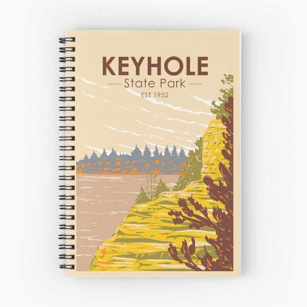 Item preview, Keyhole State Park Wyoming Vintage designed and sold by KrisSidDesigns.