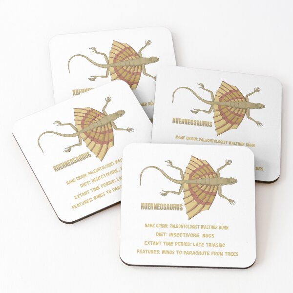 Item preview, Kuehneosaurus Winged Dinosaur Lovers Infographic Facts Gift designed and sold by Maljonic.