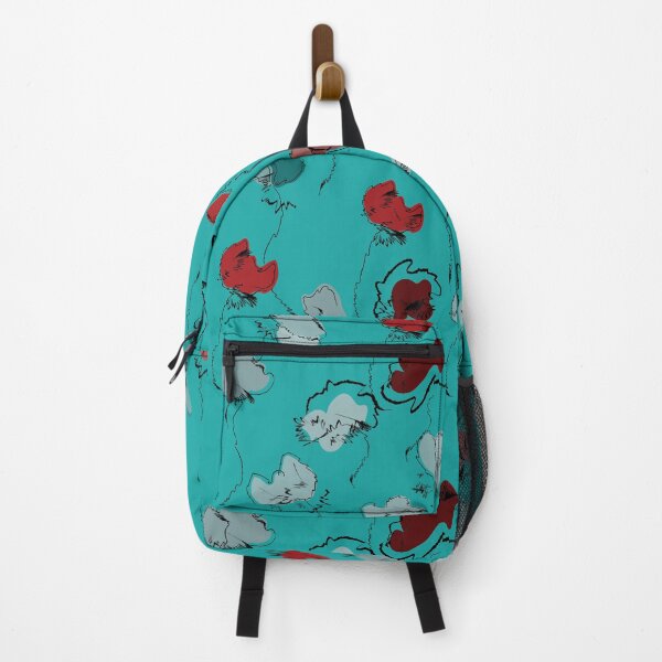 Item preview, Turquoise and Red - Aesthetic flowers-doodle drawing-watercolour designed and sold by Mehwish.