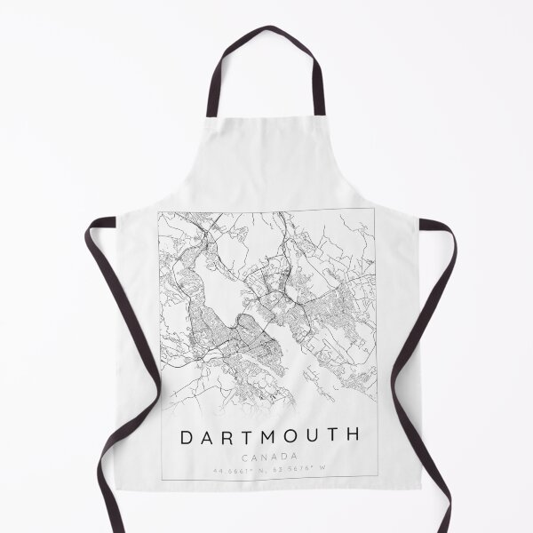 Item preview, Dartmouth map minimalist in black and white designed and sold by DesireeVDA.