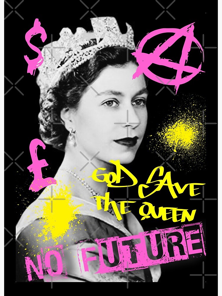Queen Elizabeth punk, God save the Queen