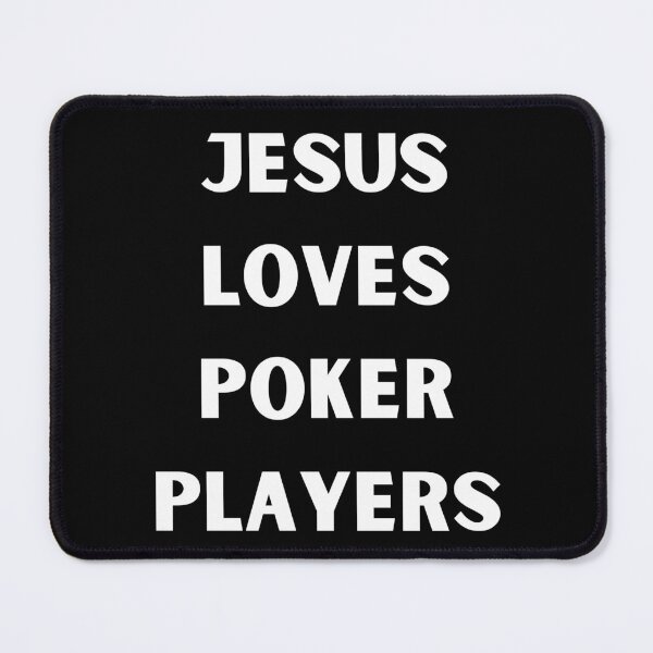 Artikelvorschau, Jesus liebt Pokerspieler entworfen und verkauft von SloganExpress.