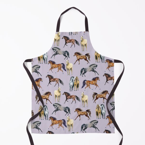 Item preview, Horses Galloping Pattern on Lavender designed and sold by Jill Morgan.