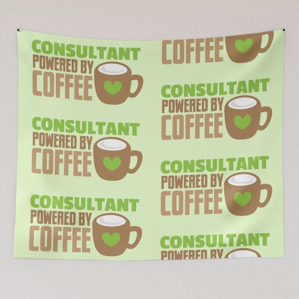 Item preview, consultant powered by coffee designed and sold by jazzydevil.