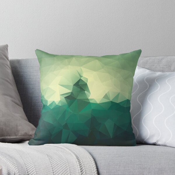 Item preview, Colorful dark background with geometric green triangles. Low poly designed and sold by aquapixel.