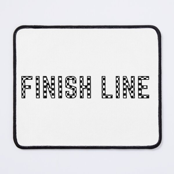 Item preview, finish line text design designed and sold by nasani.