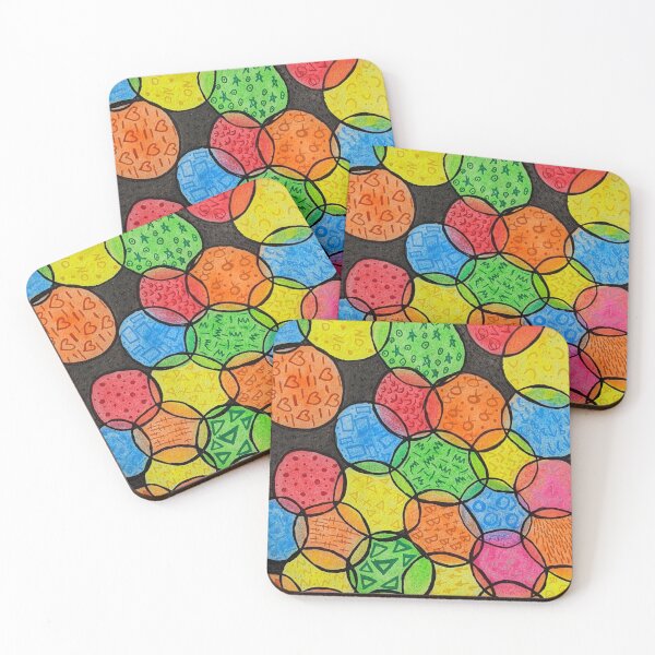 Item preview, Fluorescent Bubbles Abstract   designed and sold by MagicGnome47.