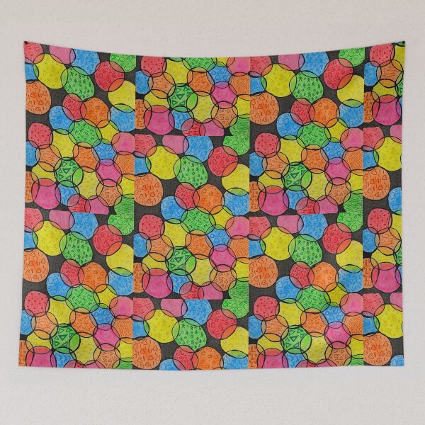 Item preview, Fluorescent Bubbles Abstract   designed and sold by MagicGnome47.