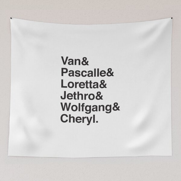 Item preview, Van & Pascalle & Loretta & Jethro & Wolfgang & Cheryl designed and sold by jazzydevil.