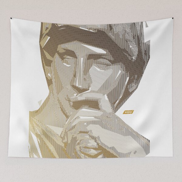 Item preview, Lorenzo Scanline Portrait | GOLD designed and sold by  Enjoy Artwork .