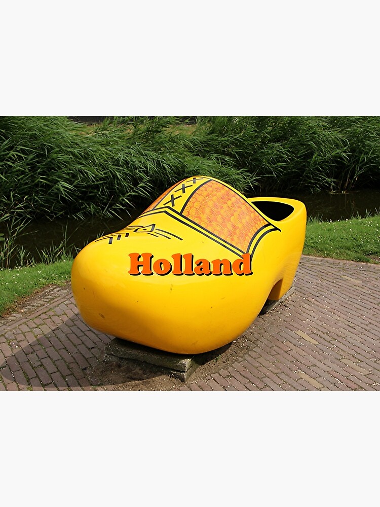 Holland: giant yellow clog\