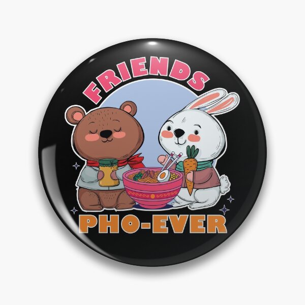 Item preview, Cute Friends Pho Ever Eating Ramen Kawaii for Animal Lovers  designed and sold by MadrigueraSM-.
