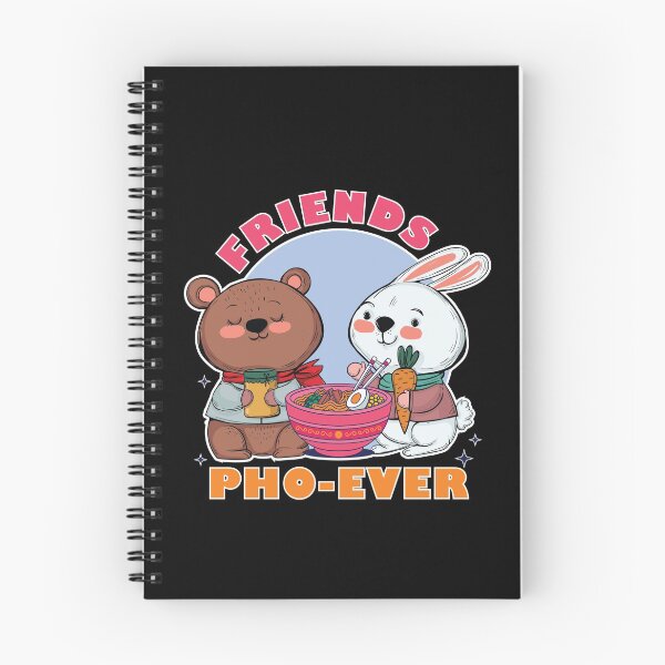 Item preview, Cute Friends Pho Ever Eating Ramen Kawaii for Animal Lovers  designed and sold by MadrigueraSM-.