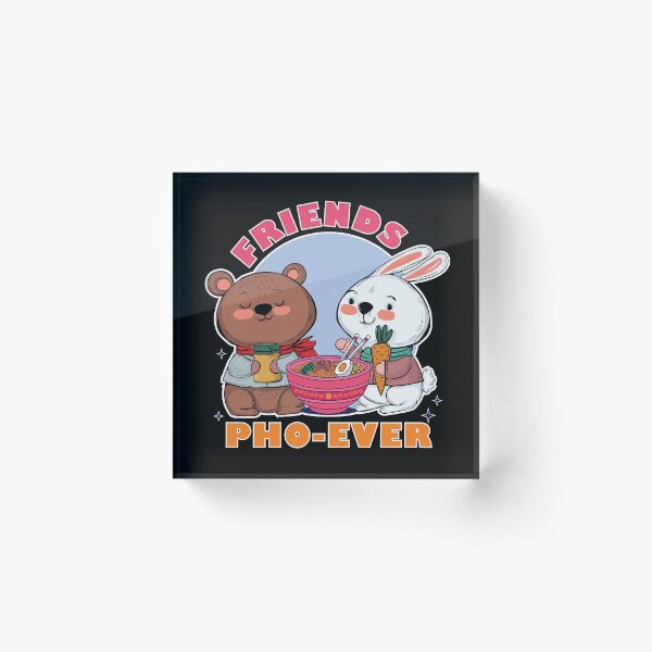 Item preview, Cute Friends Pho Ever Eating Ramen Kawaii for Animal Lovers  designed and sold by MadrigueraSM-.