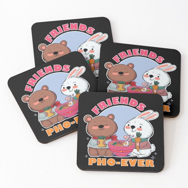 Item preview, Cute Friends Pho Ever Eating Ramen Kawaii for Animal Lovers  designed and sold by MadrigueraSM-.