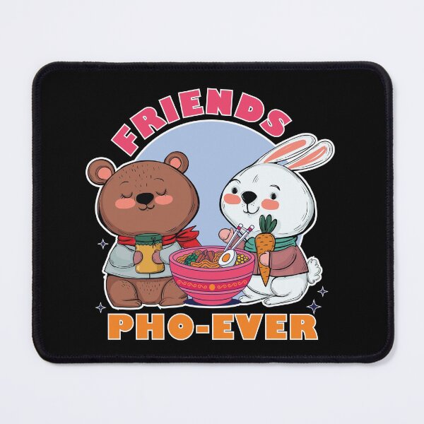 Item preview, Cute Friends Pho Ever Eating Ramen Kawaii for Animal Lovers  designed and sold by MadrigueraSM-.