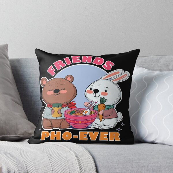 Item preview, Cute Friends Pho Ever Eating Ramen Kawaii for Animal Lovers  designed and sold by MadrigueraSM-.