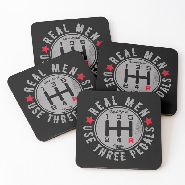 Item preview, Real Men Use Three Pedals designed and sold by KMLdesign.
