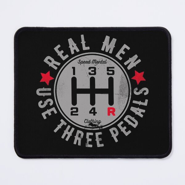 Item preview, Real Men Use Three Pedals designed and sold by KMLdesign.