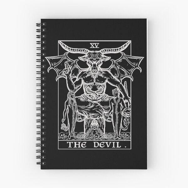 Item preview, The Devil Tarot Card Baphomet designed and sold by TheGhoulishGarb.