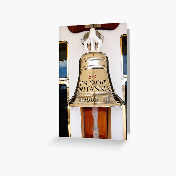 Ship's Bell, Royal Yacht Britannia Greeting Card