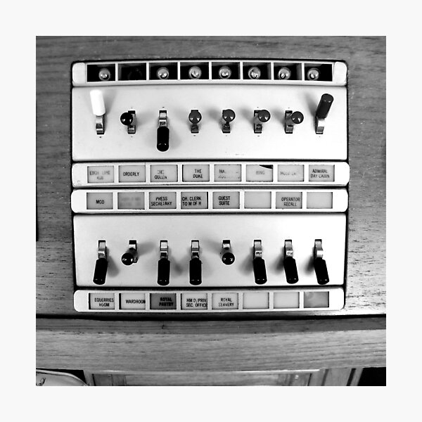 Telephone Switchboard, Royal Yacht Britannia Photographic Print