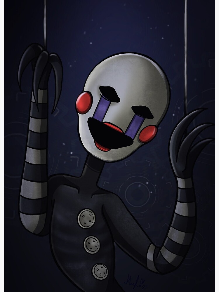 Five nights at freddy's - Puppet -FNAF Art Board Print for