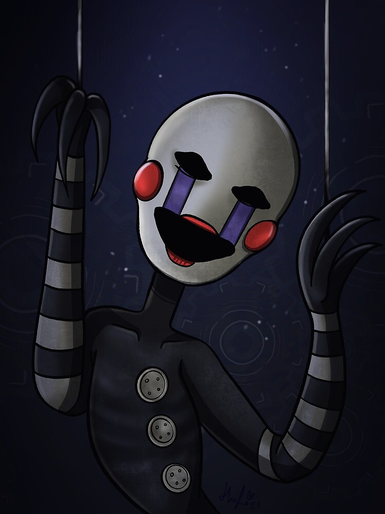 Five nights at freddy's - Puppet -FNAF Metal Print for Sale