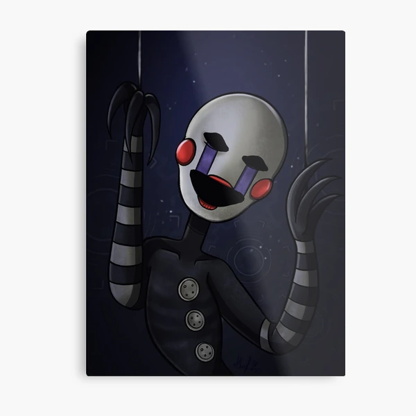 puppet, FNAF Metal Print by heartfeltdesigns by Telahmarie