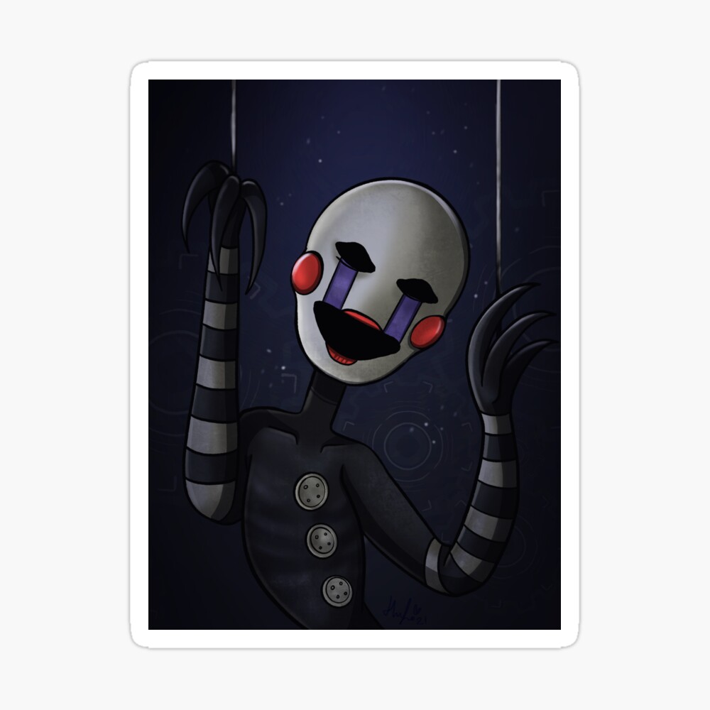 puppet, FNAF Art Print by heartfeltdesigns by Telahmarie