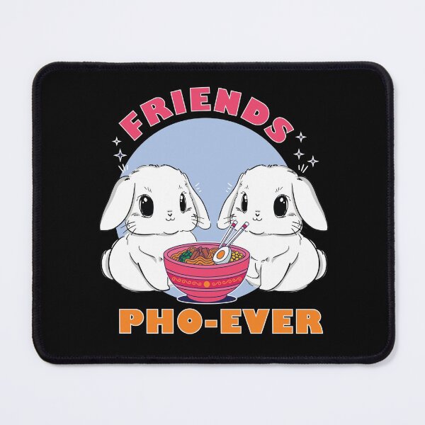 Item preview, Cute Friends Pho Ever Eating Ramen Kawaii for Bunny Lovers designed and sold by MadrigueraSM-.