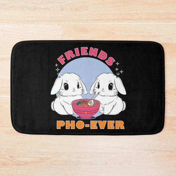 Item preview, Cute Friends Pho Ever Eating Ramen Kawaii for Bunny Lovers  designed and sold by MadrigueraSM-.