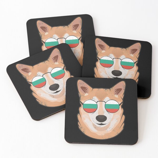 Item preview, Vintage Patriotic Shiba Inu Bulgarian Flag designed and sold by feether-store.