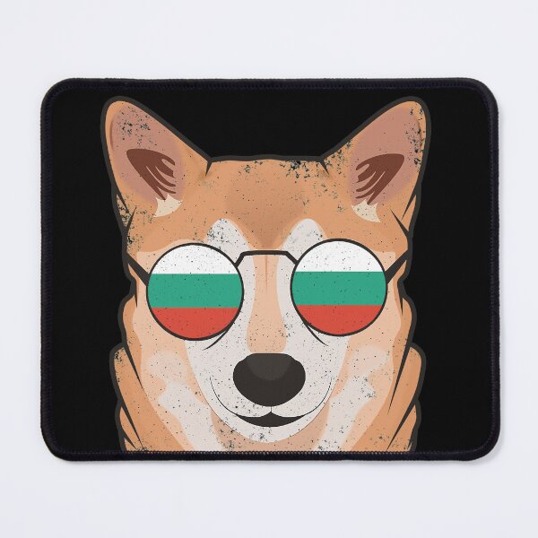 Item preview, Vintage Patriotic Shiba Inu Bulgarian Flag designed and sold by feether-store.