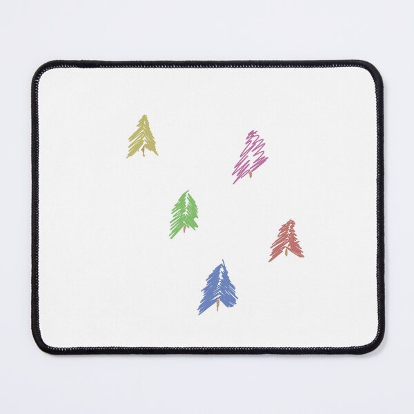Item preview, Christmas trees sketch colorful designed and sold by caramelizedshop.