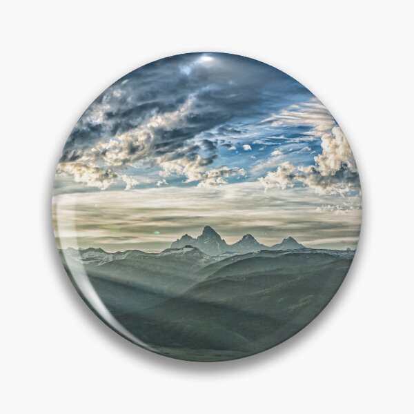 Item preview, Hot Air Balloon view of Grand Teton Mountain Range designed and sold by GestaltImagery.