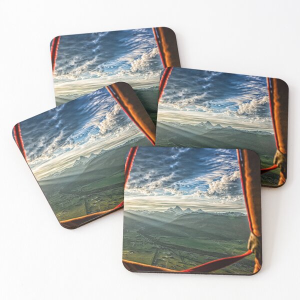 Item preview, Hot Air Balloon view of Grand Teton Mountain Range designed and sold by GestaltImagery.