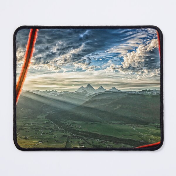 Item preview, Hot Air Balloon view of Grand Teton Mountain Range designed and sold by GestaltImagery.