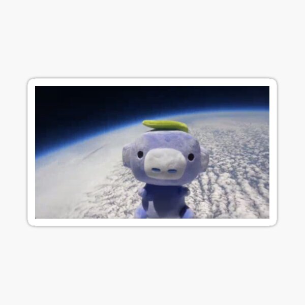 "WUMPUS IN SPACE" Sticker by WUMPUSINSPACE Redbubble