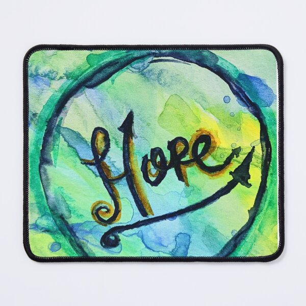 Item preview, Green Watercolor Hope Design designed and sold by MagicGnome47.